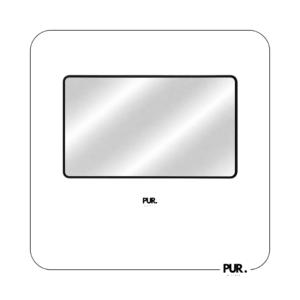 HORIZONTAL BLACK FRAMED